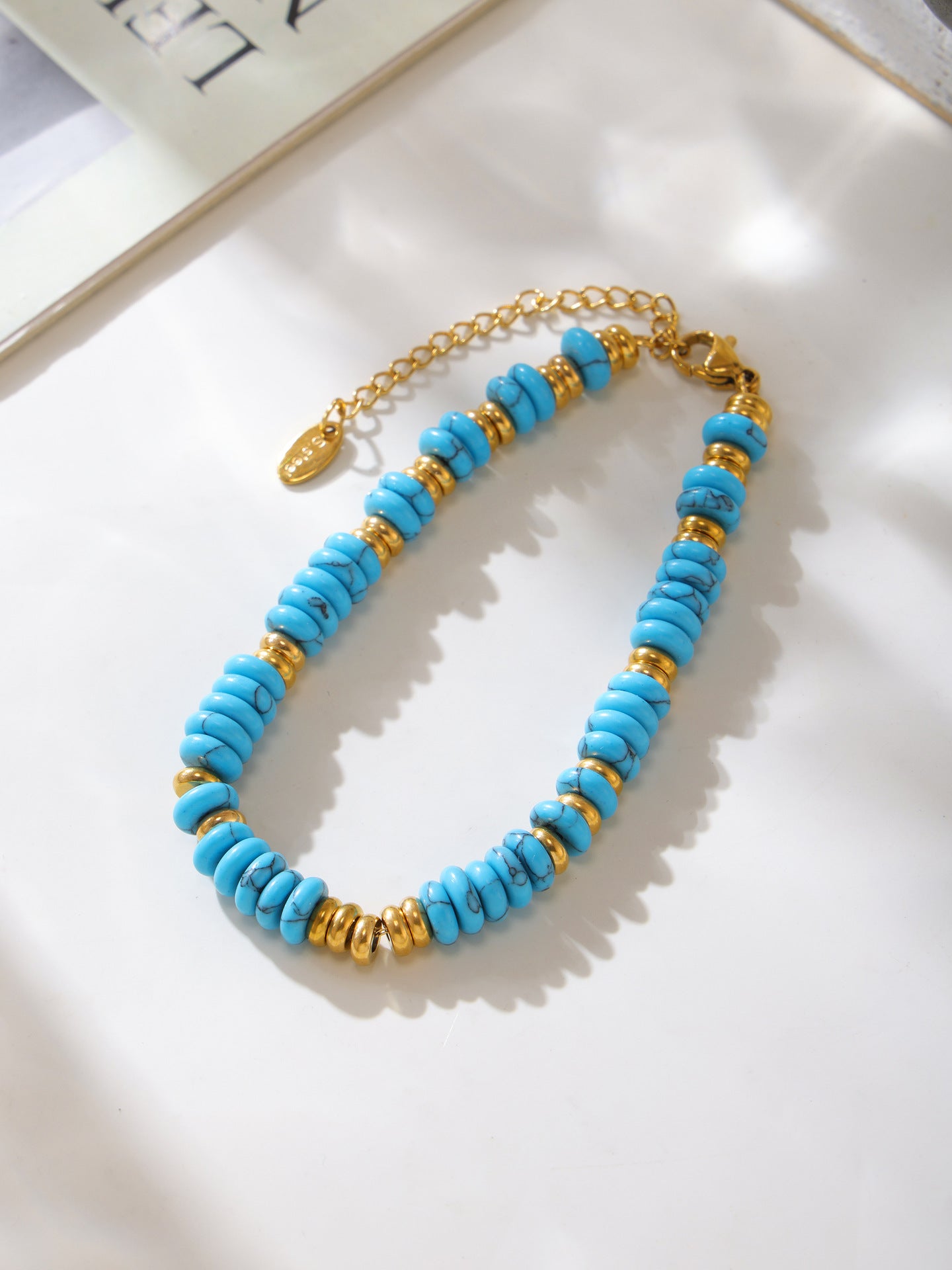 Turquoise Bracelet – 316L Stainless Steel (Nuevos)