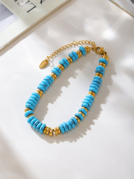 Turquoise Bracelet – 316L Stainless Steel (Nuevos)