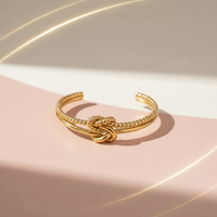 Doble Knot Bracelet – 18K Gold Plated 316L Stainless Steel