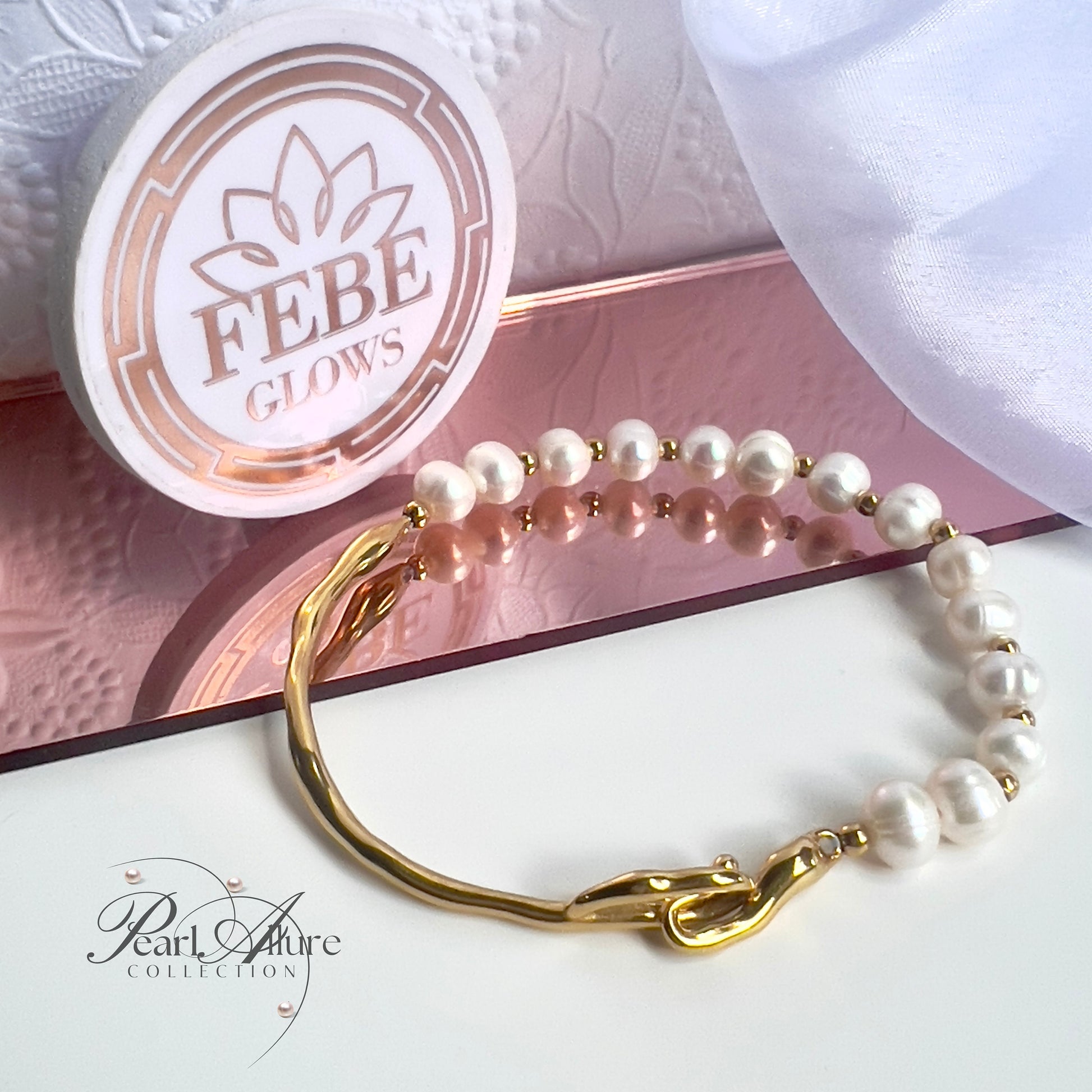 Pearl Beaded Bracelet,Minimalist Bangle,Gold Pearl Bracelet, Minimalist Pearl Bracelet, Stainless Steel Bracelet with Pearl,bridesmaid gifts