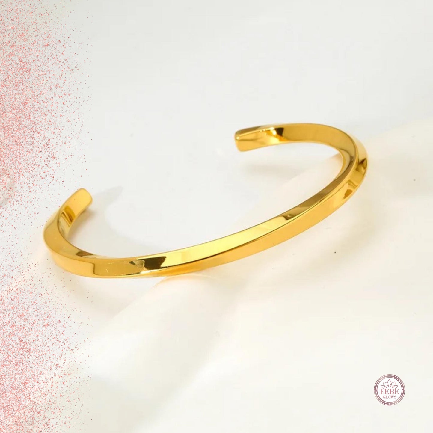 Minimalist bracelet, Dainty Gold Bracelet, Waterproof Gold bracelet, open cuff bracelet, friendship bracelet, Stainless Steel Bracelet