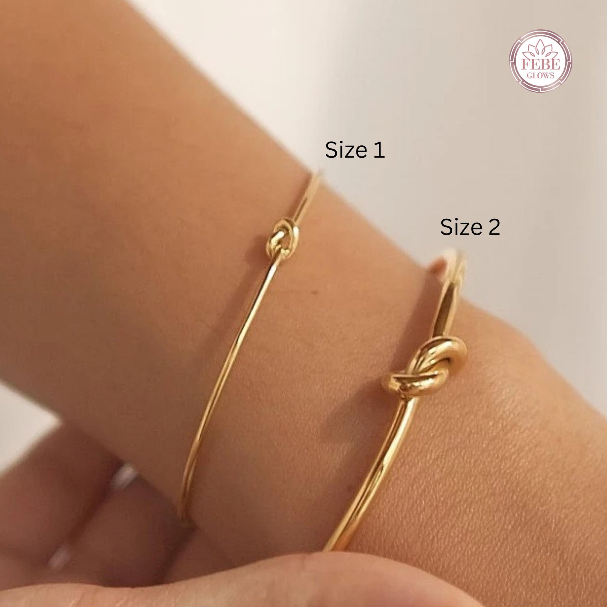 Minimalist bangle, knot bracelet, gold knot bracelet, open cuff bracelet, friendship bracelet, bridesmaid gift, minimalist bracelet